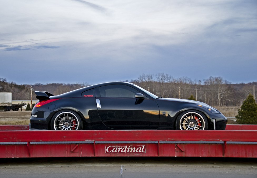 Car on weight scales